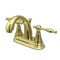 Kingston Brass KS7612NL 4" Centerset Bathroom Faucet, Polished Brass KS7612NL - alternate 1
